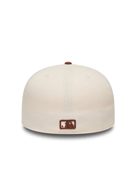 New Era 59FIFTY Fitted New York Yankees MLB League Essentials Cap Cream Brown Unisex NEW ERA | Caps | 60951074-